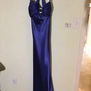 Blue prom dress